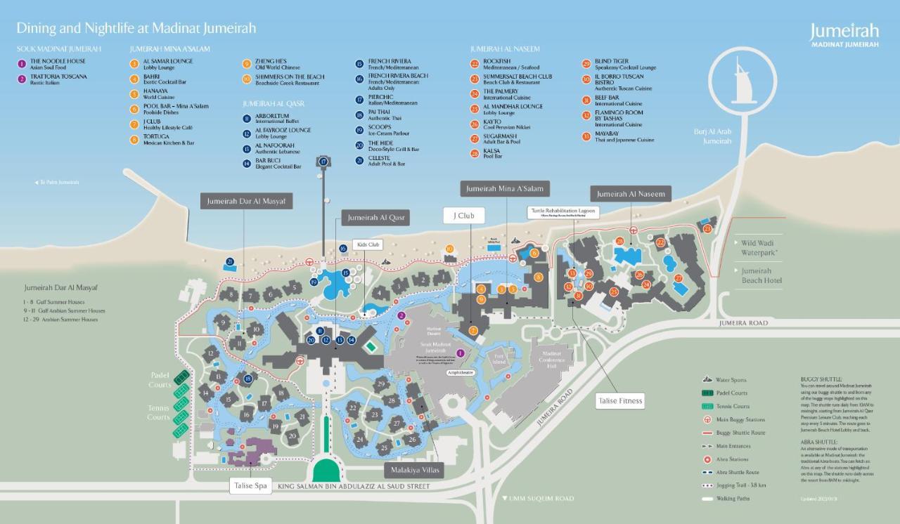 Jumeirah Dar Al Masyaf Dubai Exterior photo Map of the resort